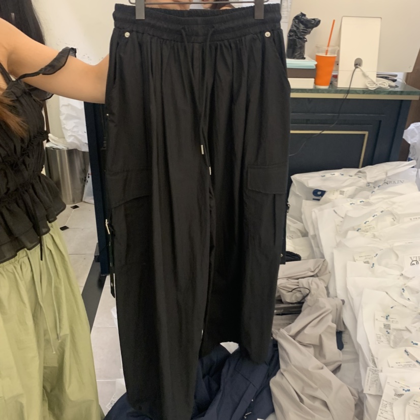 VIRKIN韓國直郵實拍女士新款推薦熱賣休閑26夏季休閑褲鏤空VIRKIN休閑褲圖色4