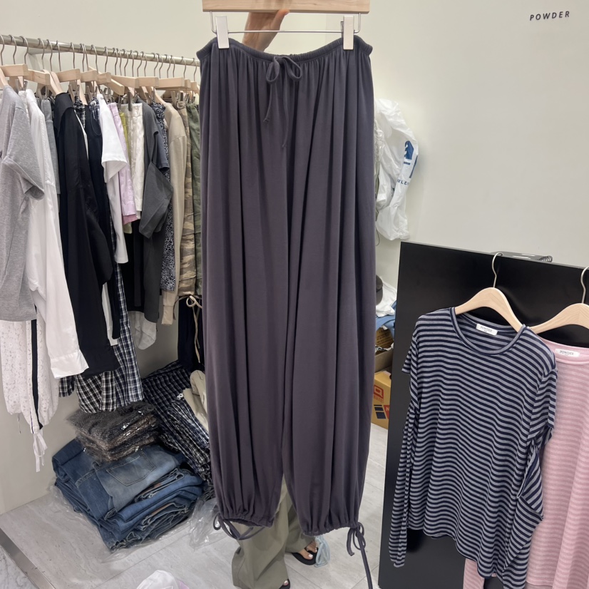 POWDER韓國代購女裝新品26夏季熱賣人氣休閑推薦時尚休閑褲POWDER休閑褲圖色2