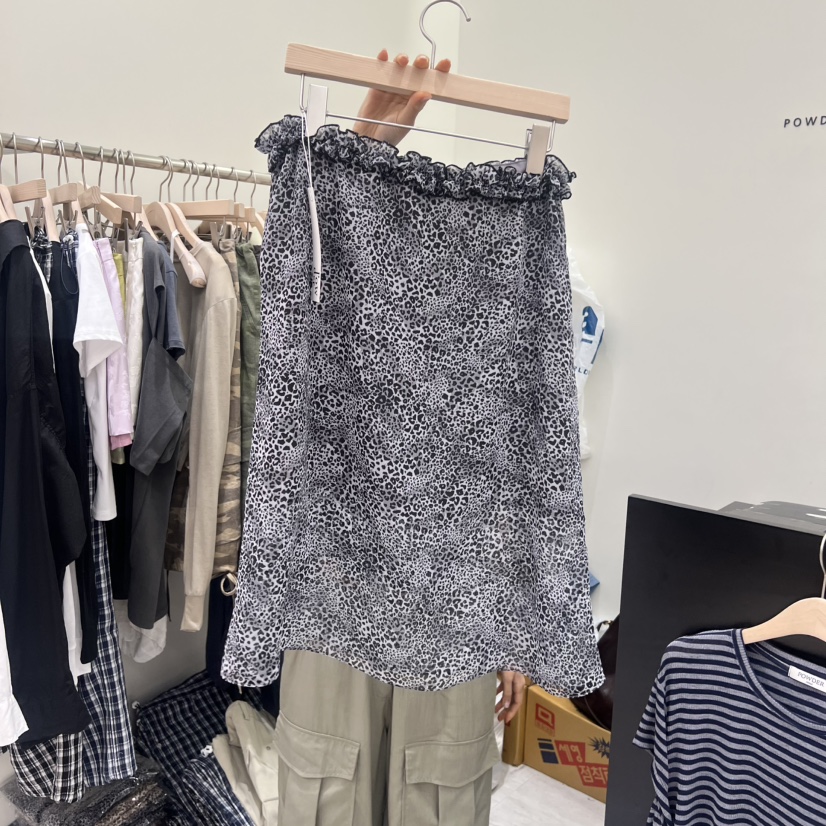 POWDER韓國代購女裝新品熱賣人氣休閑26夏季半身裙中短裙POWDER半身裙/中短裙