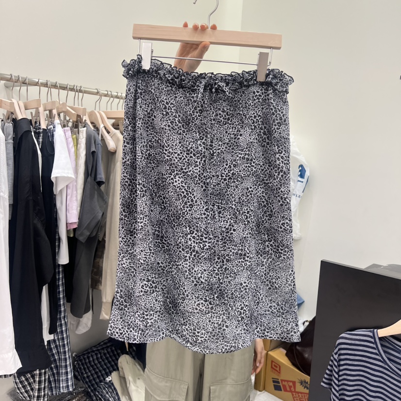 POWDER韓國代購女裝新品熱賣人氣休閑26夏季半身裙中短裙POWDER半身裙/中短裙圖色1