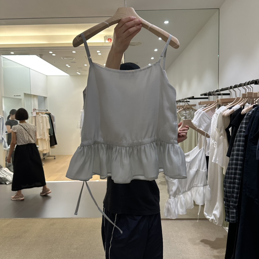 VEGETABLE韓國東大門代購女裝新品26夏季推薦人氣吊帶背心VEGETABLE吊帶/背心