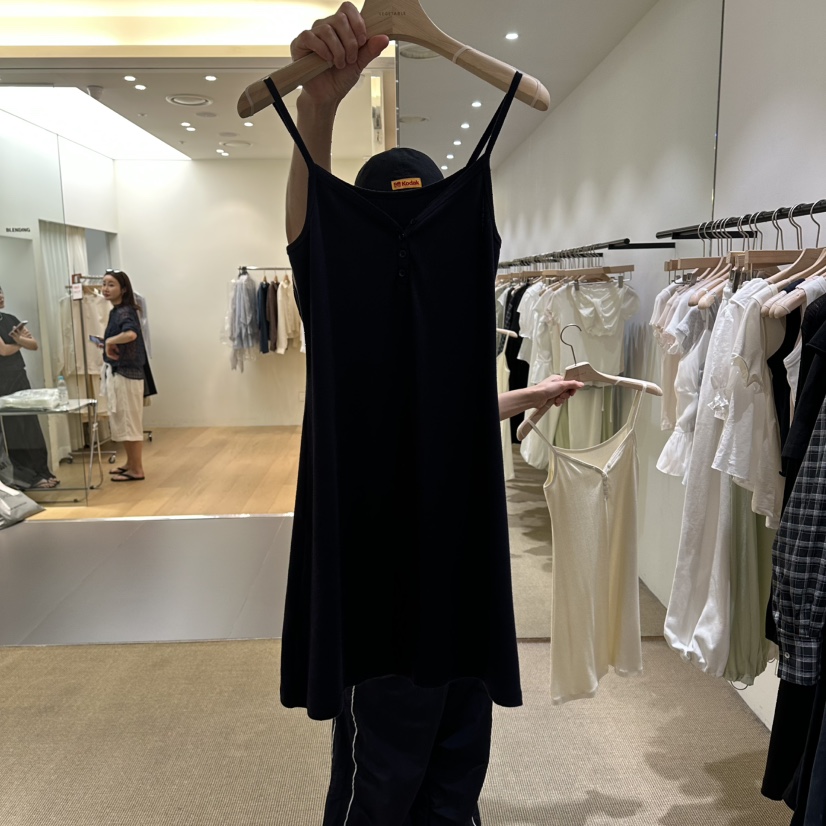 VEGETABLE韓國直郵女士新品休閑推薦26夏季熱賣時尚連衣裙VEGETABLE連衣裙圖色2