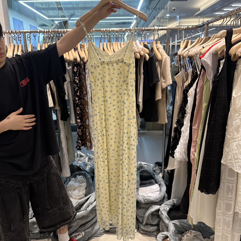 HONG.U韓國直郵實拍女裝新品休閑人氣推薦26夏季熱賣連衣裙HONG.U連衣裙