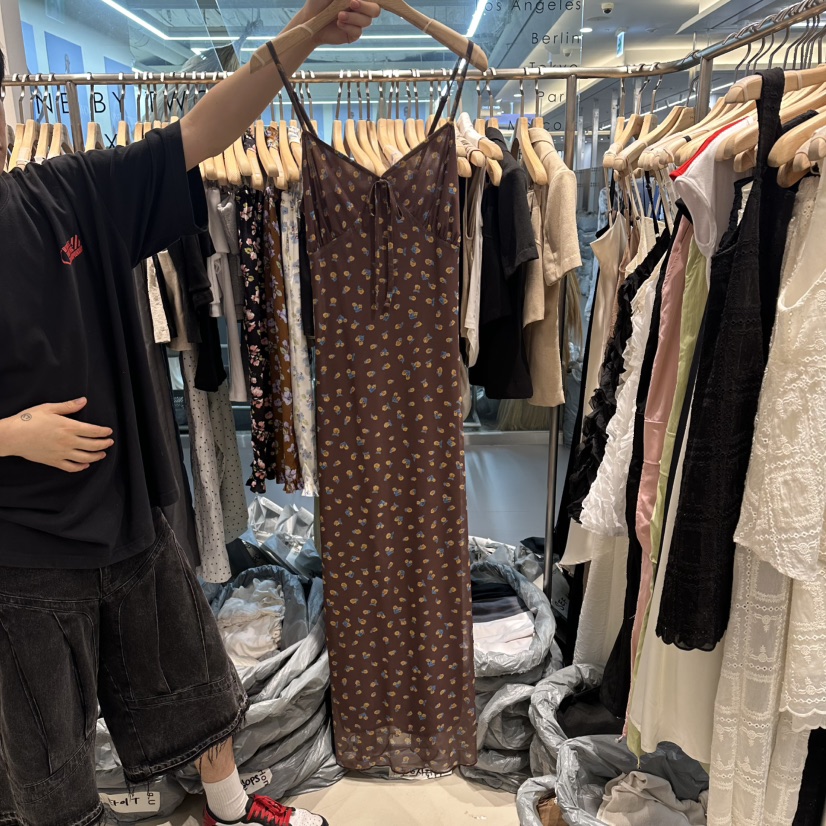HONG.U韓國直郵實拍女裝新品休閑人氣推薦26夏季熱賣連衣裙HONG.U連衣裙圖色2
