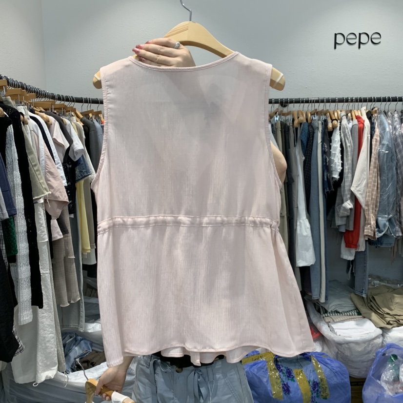 ALMOND PEPE韓國代購女裝新品熱賣26夏季時尚人氣吊帶背心ALMOND PEPE吊帶/背心
