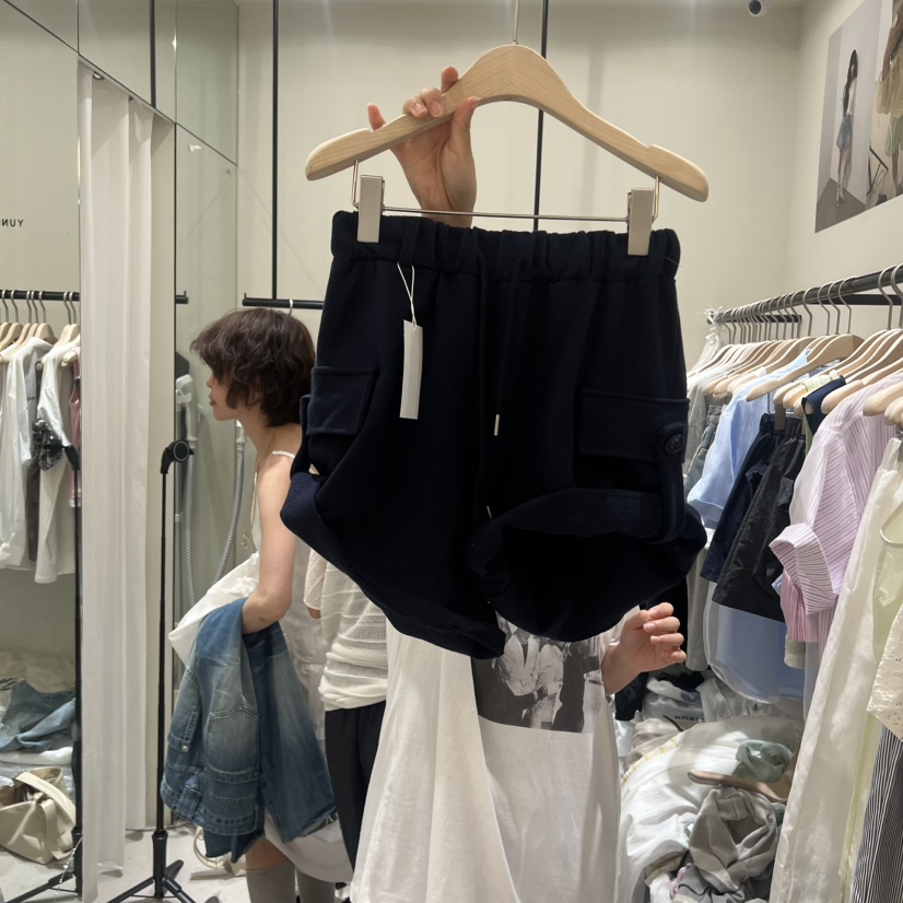YUNBAL韓國東大門代購女裝新品26夏季休閑熱賣時尚推薦短褲YUNBAL短褲圖色1