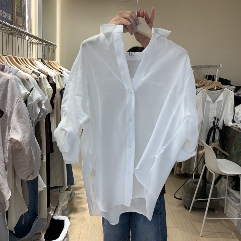 ARCHER韓國代購女士新品26夏季人氣時尚熱賣休閑襯衫蕾絲衫ARCHER襯衫/蕾絲衫