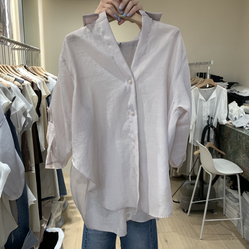 ARCHER韓國代購女士新品26夏季人氣時尚熱賣休閑襯衫蕾絲衫ARCHER襯衫/蕾絲衫圖色3