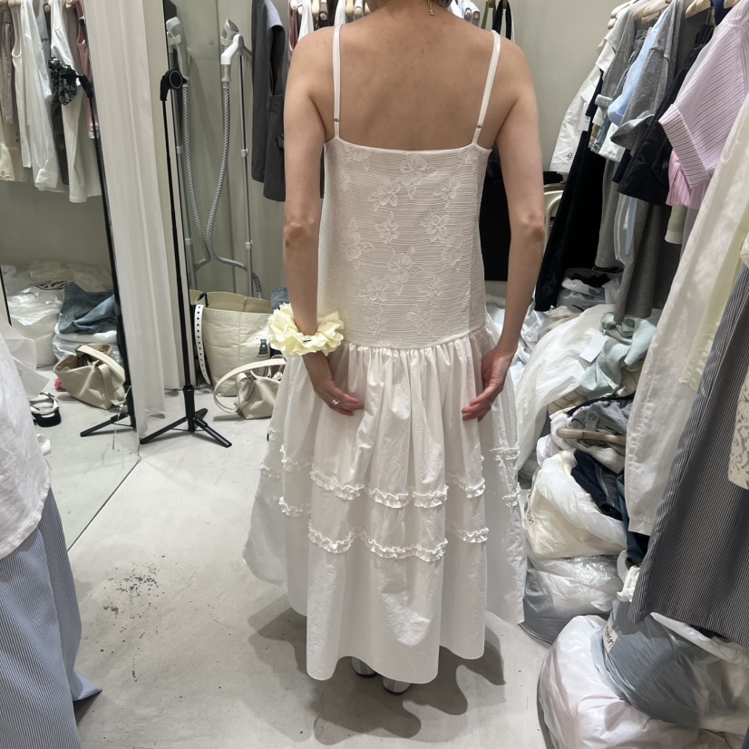 YUNBAL韓國直郵女士新款休閑熱賣推薦26夏季連衣裙蕾絲花YUNBAL連衣裙