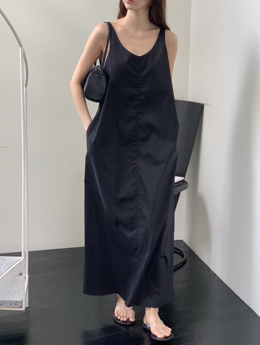 NOTICE東大門實拍韓國女裝新款推薦休閑人氣連衣裙無袖長款NOTICE連衣裙