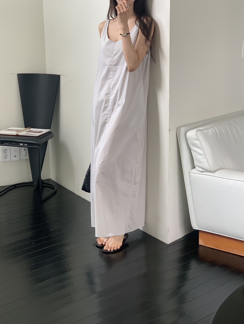 NOTICE東大門實拍韓國女裝新款推薦休閑人氣連衣裙無袖長款NOTICE連衣裙