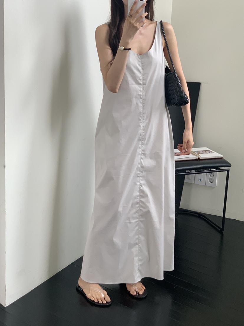 NOTICE東大門實拍韓國女裝新款推薦休閑人氣連衣裙無袖長款NOTICE連衣裙