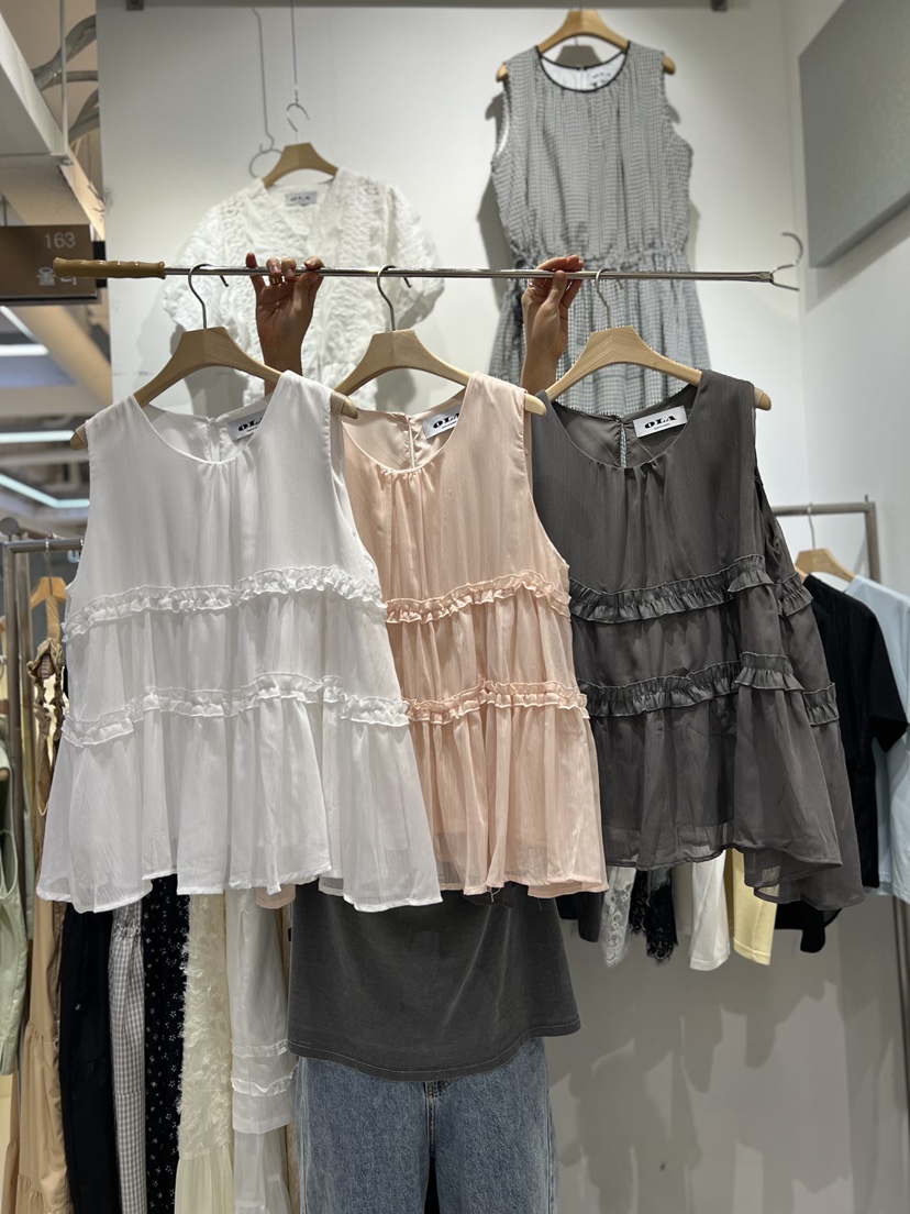 OLA韓國直郵女裝新品推薦休閑時尚熱賣26夏季人氣吊帶背心mellor/OLA吊帶/背心