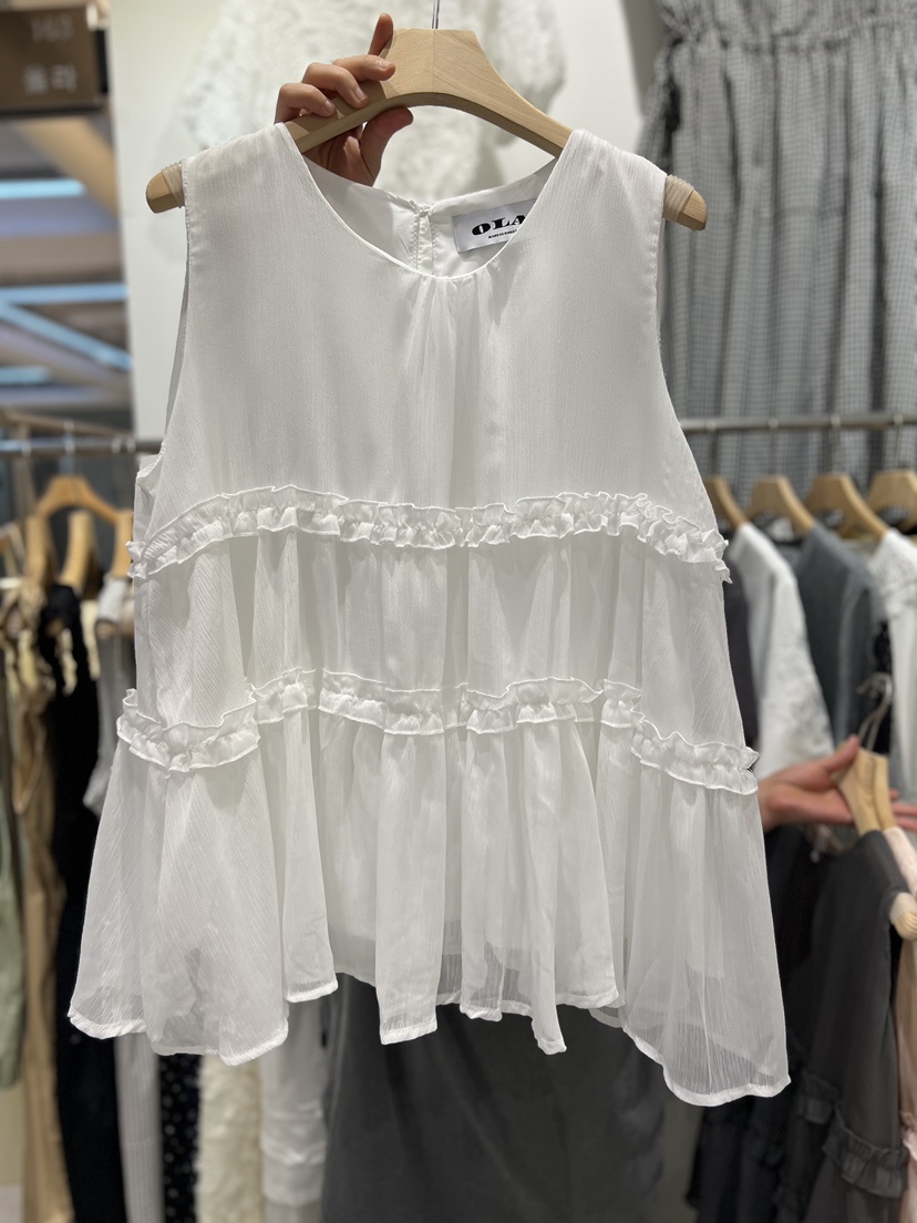 OLA韓國直郵女裝新品推薦休閑時尚熱賣26夏季人氣吊帶背心mellor/OLA吊帶/背心圖色1