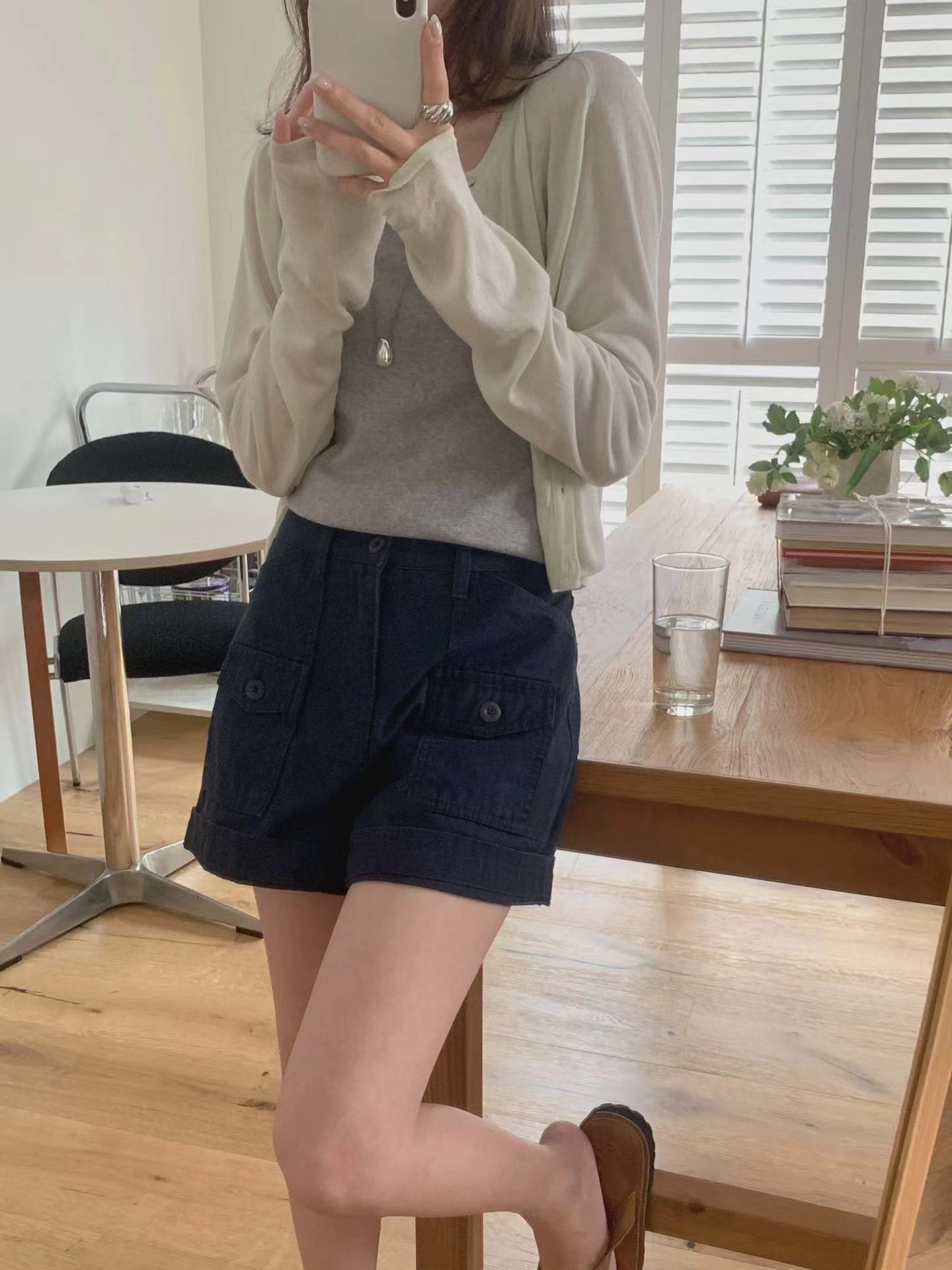 MIELLE-미엘르-OT韓國東大門直郵女裝新款熱賣短褲不含腰帶MIELLE-2件起短褲