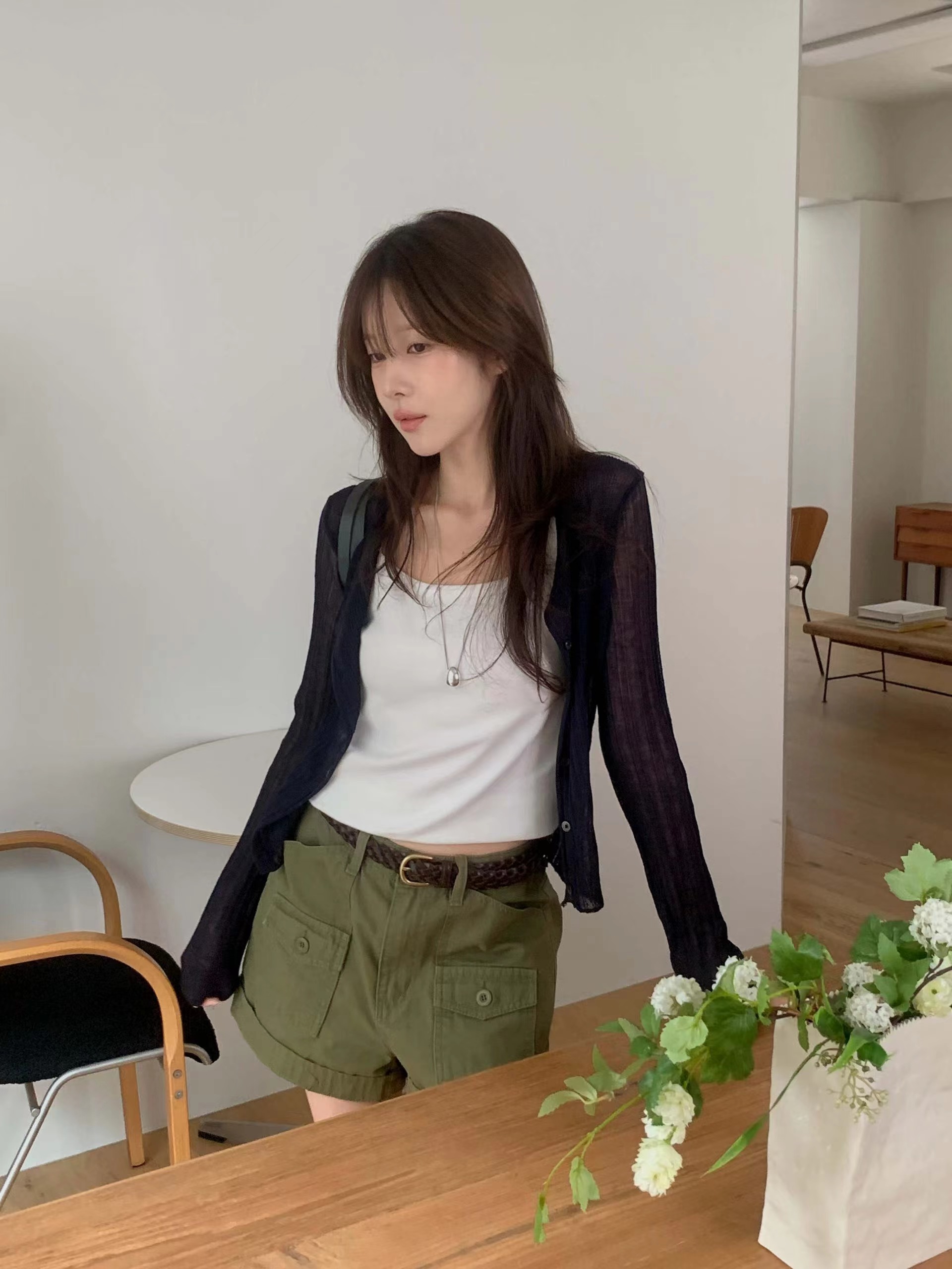 MIELLE-미엘르-OT韓國東大門直郵女裝新款熱賣短褲不含腰帶MIELLE-2件起短褲