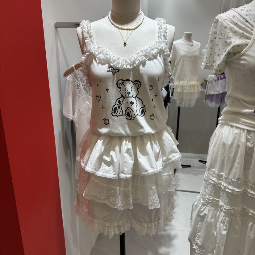 MINI UNNI韓國東大門代購女士新品26夏季熱賣人氣吊帶背心MINI UNNI吊帶/背心圖色1