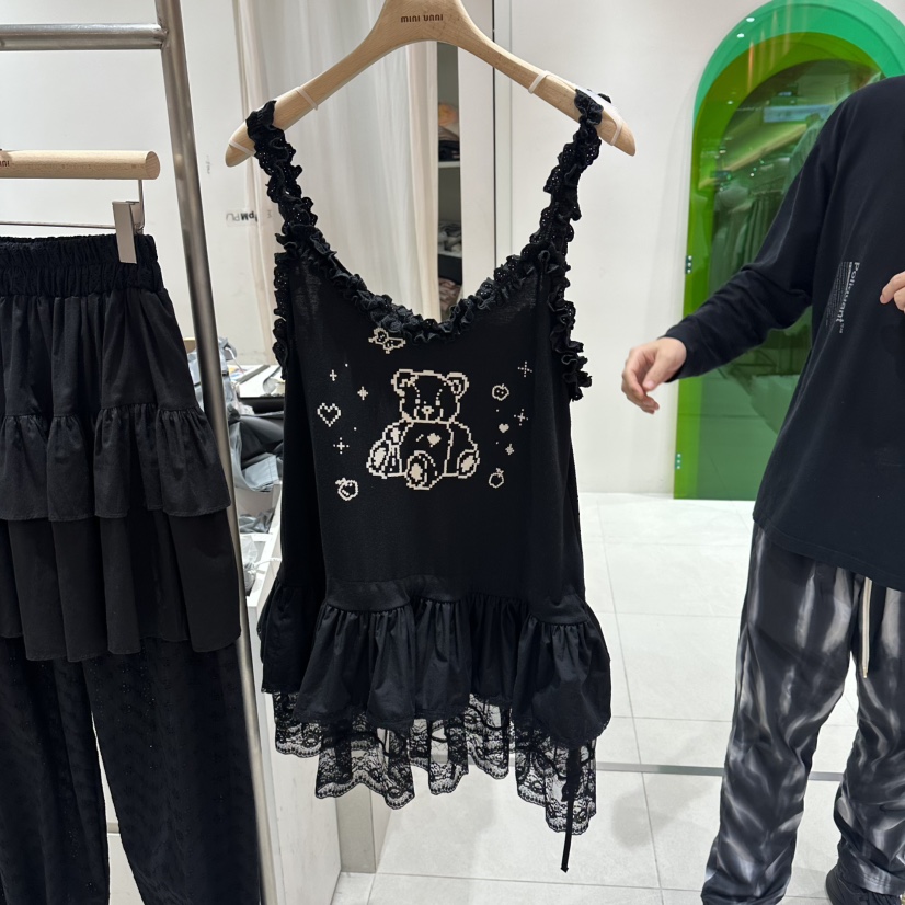 MINI UNNI韓國東大門代購女士新品26夏季熱賣人氣吊帶背心MINI UNNI吊帶/背心圖色2