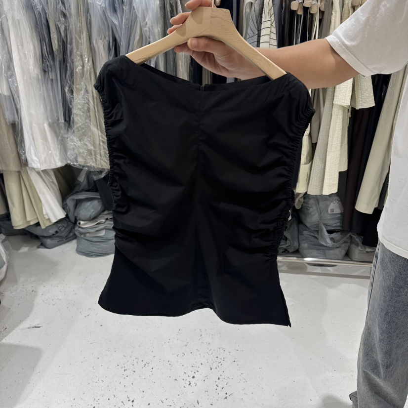 J SHOP韓國直郵女裝新品熱賣推薦26夏季吊帶背心褶皺無袖J_SHOP吊帶/背心圖色3