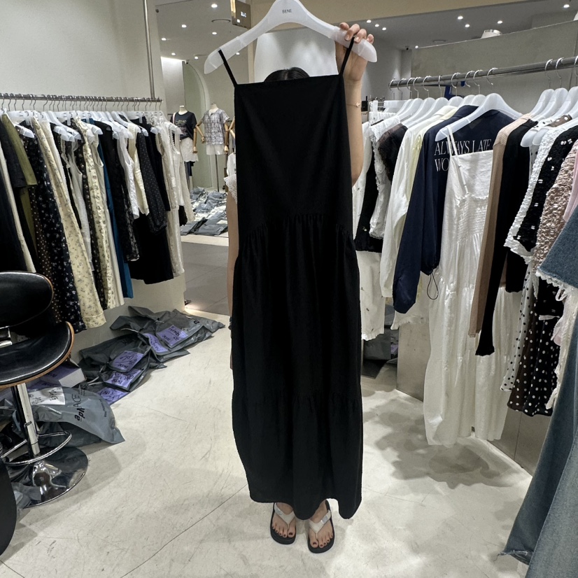 BENE韓國代購女裝新款推薦26夏季休閑人氣時尚熱賣連衣裙OPSBENE連衣裙圖色2