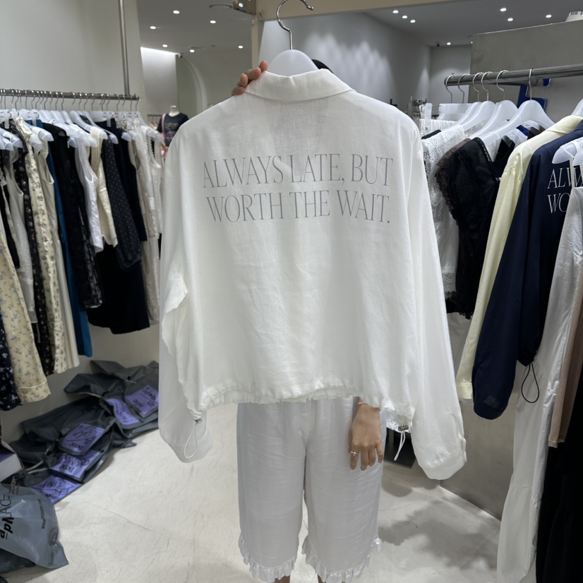 BENE韓國直郵女士新品熱賣人氣休閑26夏季襯衫蕾絲衫亞麻BENE襯衫/蕾絲衫