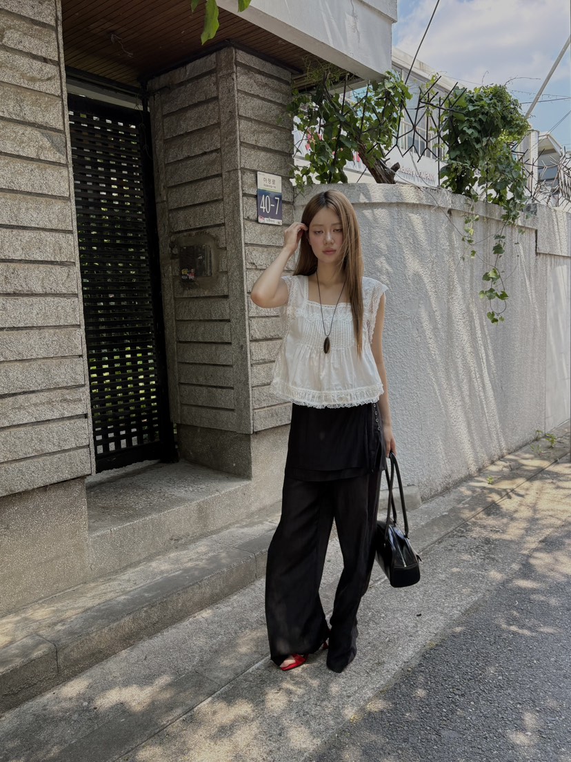 BENE韓國直郵實拍女士新品熱賣時尚26夏季休閑推薦吊帶背心BENE吊帶/背心