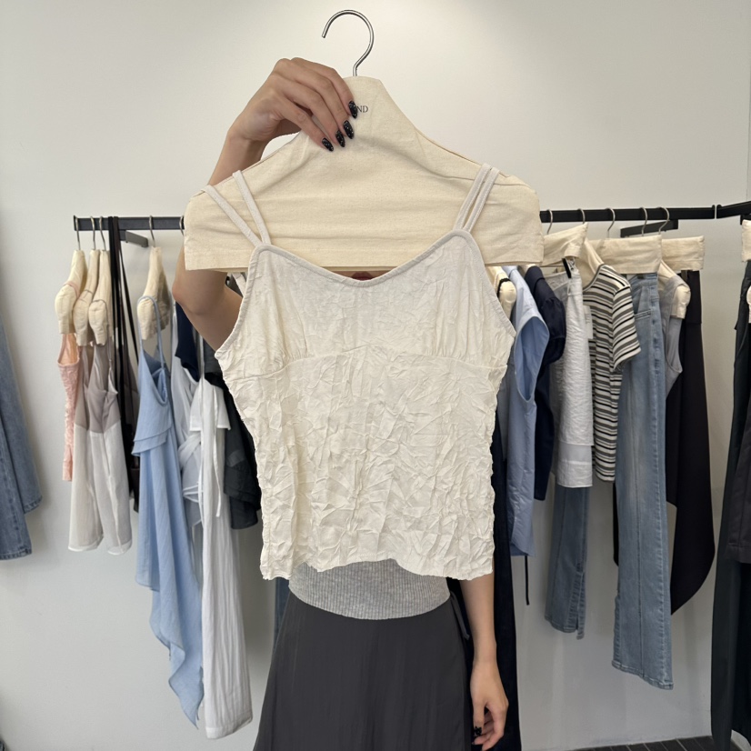 FIND-P韓國直郵女裝新品人氣時尚26夏季熱賣休閑吊帶背心FIND-P吊帶/背心圖色2