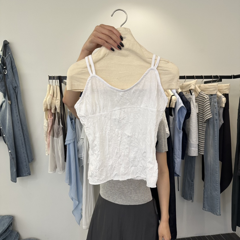 FIND-P韓國直郵女裝新品人氣時尚26夏季熱賣休閑吊帶背心FIND-P吊帶/背心圖色3