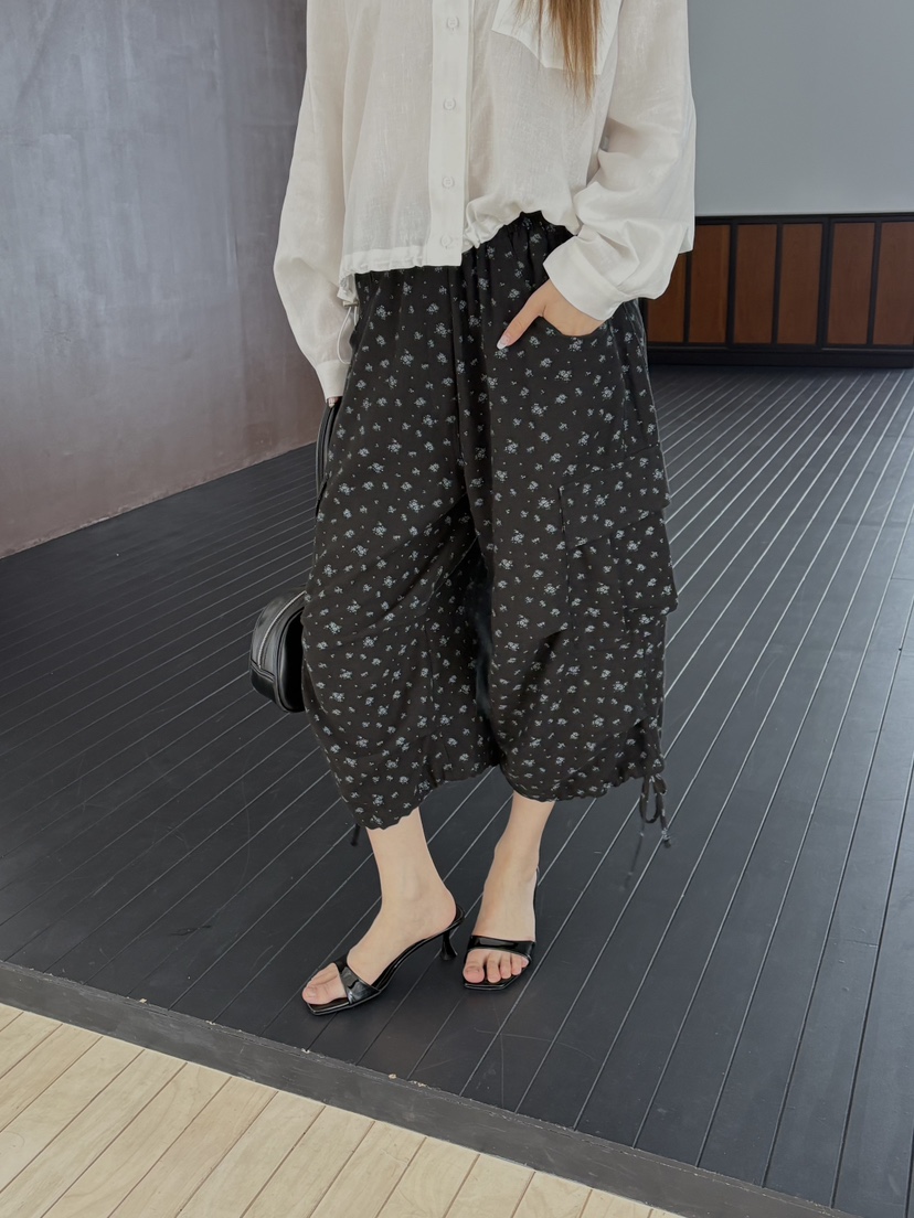 BENE韓國直郵實拍女裝新款推薦熱賣人氣時尚休閑休閑褲亞麻BENE休閑褲