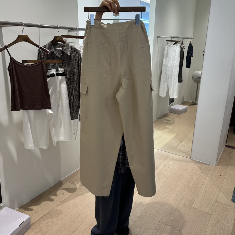 AGO韓國直郵女士新品26夏季熱賣休閑時尚推薦休閑褲工裝褲AGO休閑褲