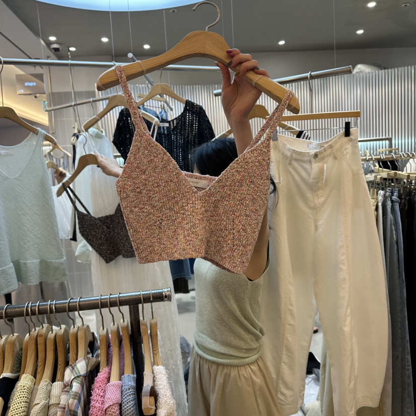 ALEGRE韓國直郵女士新款時尚人氣26夏季熱賣休閑吊帶背心ALEGRE吊帶/背心圖色1