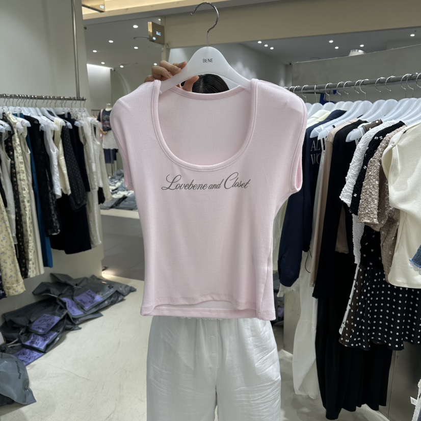 BENE韓國東大門直郵女士新品人氣時尚推薦26夏季休閑熱賣T恤BENET恤圖色2