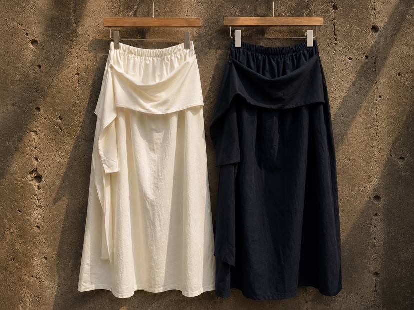 NYLON韓國直郵女裝新品時尚人氣休閑26夏季熱賣推薦長裙雙層NYLON長裙