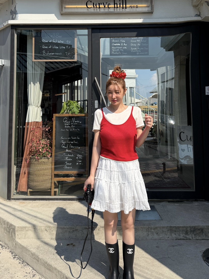 81 MARKET-L韓國直郵女裝新款26夏季休閑吊帶背心亞麻針織81 MARKET-L吊帶/背心