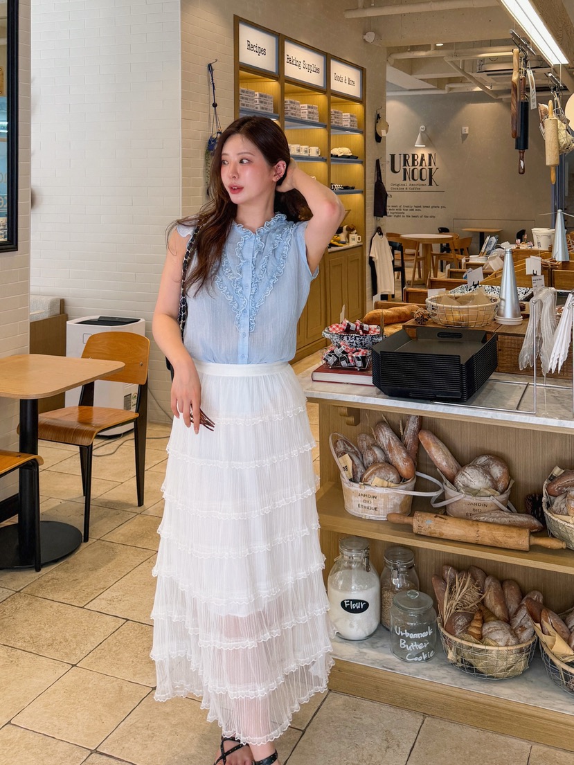 81 MARKET-L東大門實拍韓國女裝新品休閑26夏季推薦長裙81 MARKET-L長裙