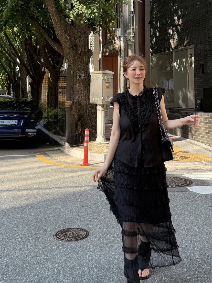 81 MARKET-L東大門實拍韓國女裝新品休閑26夏季推薦長裙81 MARKET-L長裙