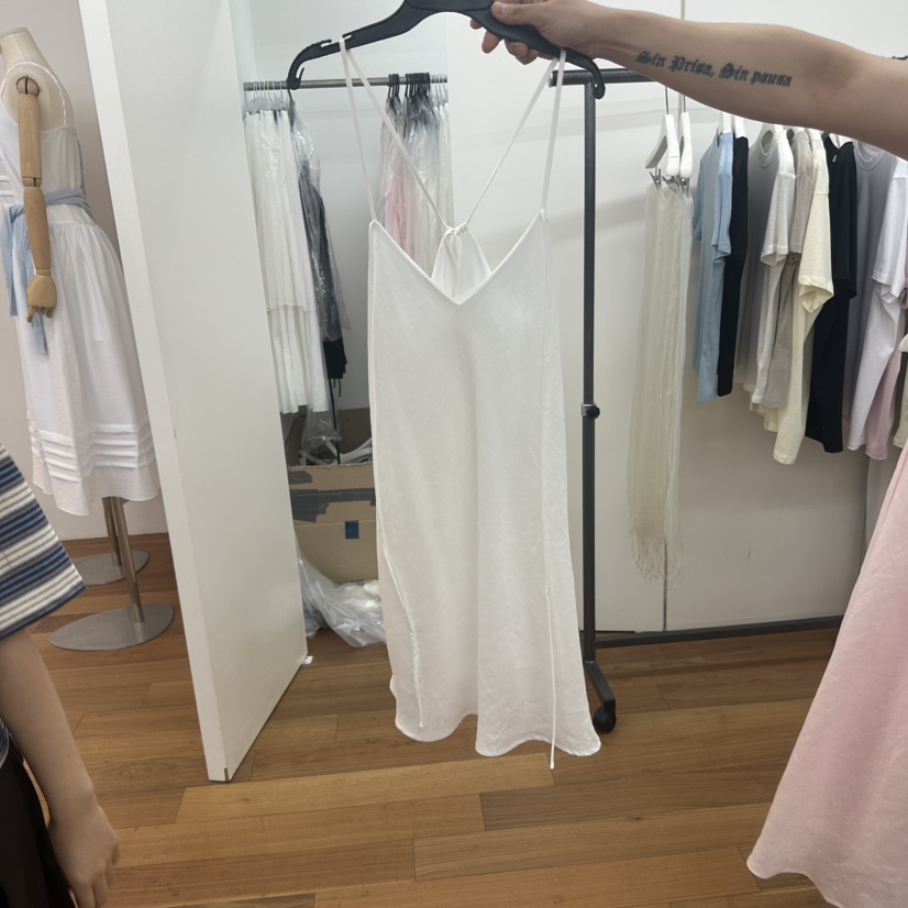 MYNAMEIS/AIME HOPE MAKE韓國代購女裝新品休閑吊帶背心亞麻MYNAMEIS/AIME HOPE MAKE吊帶/背心圖色1