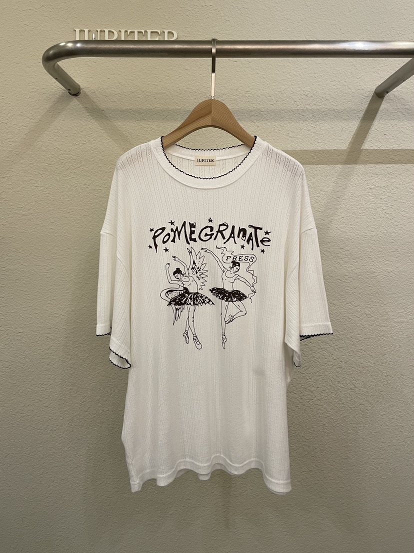 JUPITER韓國直郵女裝新品時尚熱賣推薦26夏季人氣T恤刺繡JUPITERT恤圖色1