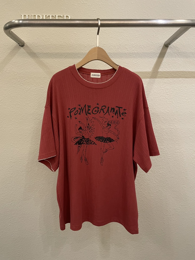 JUPITER韓國直郵女裝新品時尚熱賣推薦26夏季人氣T恤刺繡JUPITERT恤圖色2