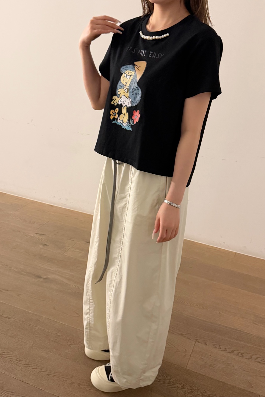 LATTE-P東大門實拍韓國女裝新品推薦休閑人氣熱賣時尚T恤LATTE-PT恤