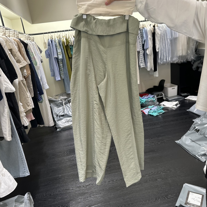 TOMGIRL韓國直郵女裝新款熱賣26夏季人氣時尚休閑休閑褲口袋TOMGIRL休閑褲