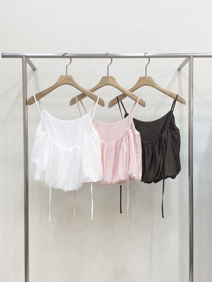 LIGHT AND SALT韓國代購女裝新品26夏季休閑時尚吊帶背心LIGHT AND SALT吊帶/背心