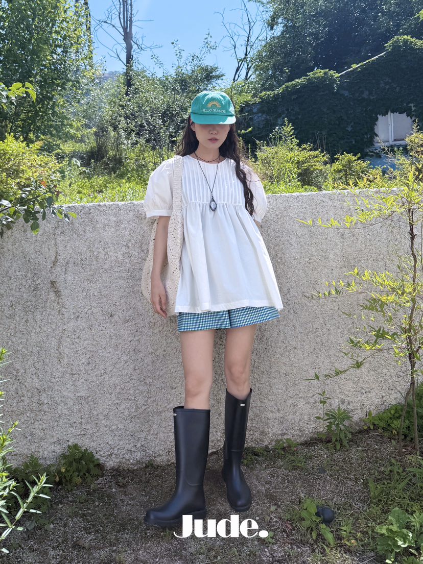 HEYJUDE韓國代購女士新款人氣休閑熱賣推薦襯衫蕾絲衫褶裥HEYJUDE襯衫/蕾絲衫