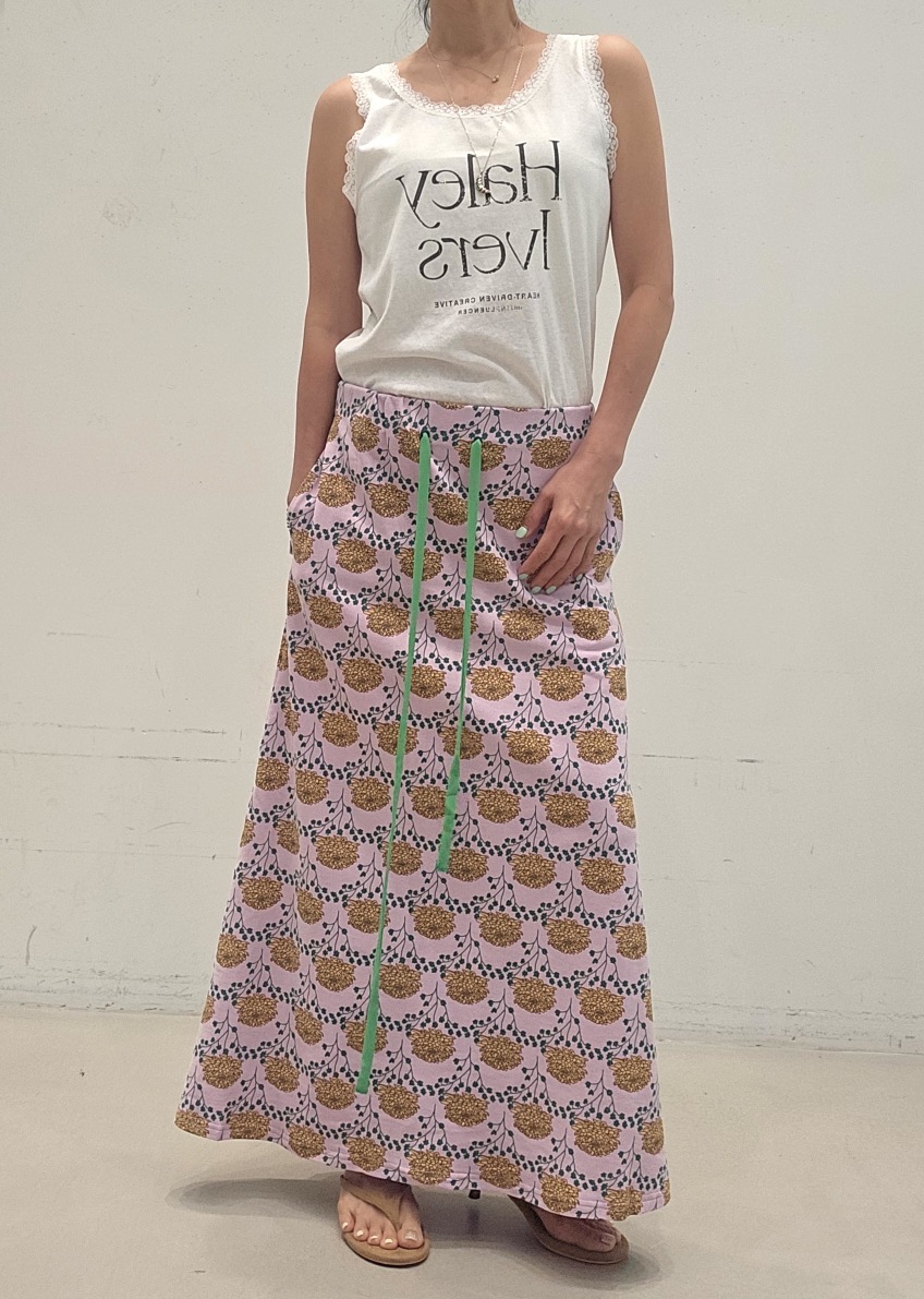 NEOUL東大門實拍韓國女士新品休閑熱賣人氣時尚推薦26夏季長裙NEOUL/ahin雙領標簽長裙