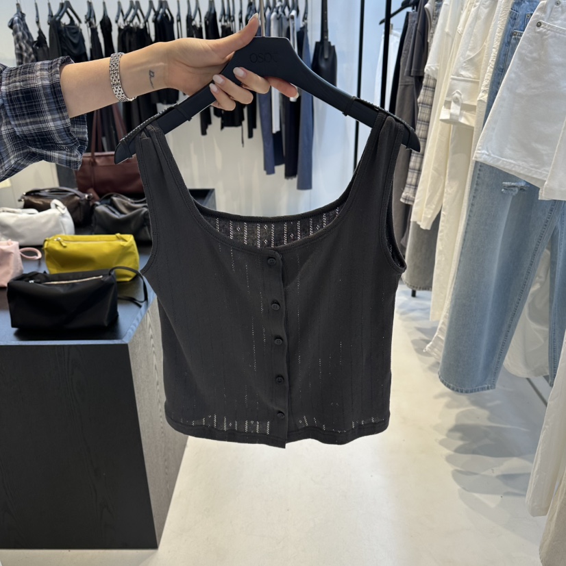 OSOO韓國東大門代購女裝新品26夏季人氣推薦吊帶背心無袖OSOO吊帶/背心圖色2