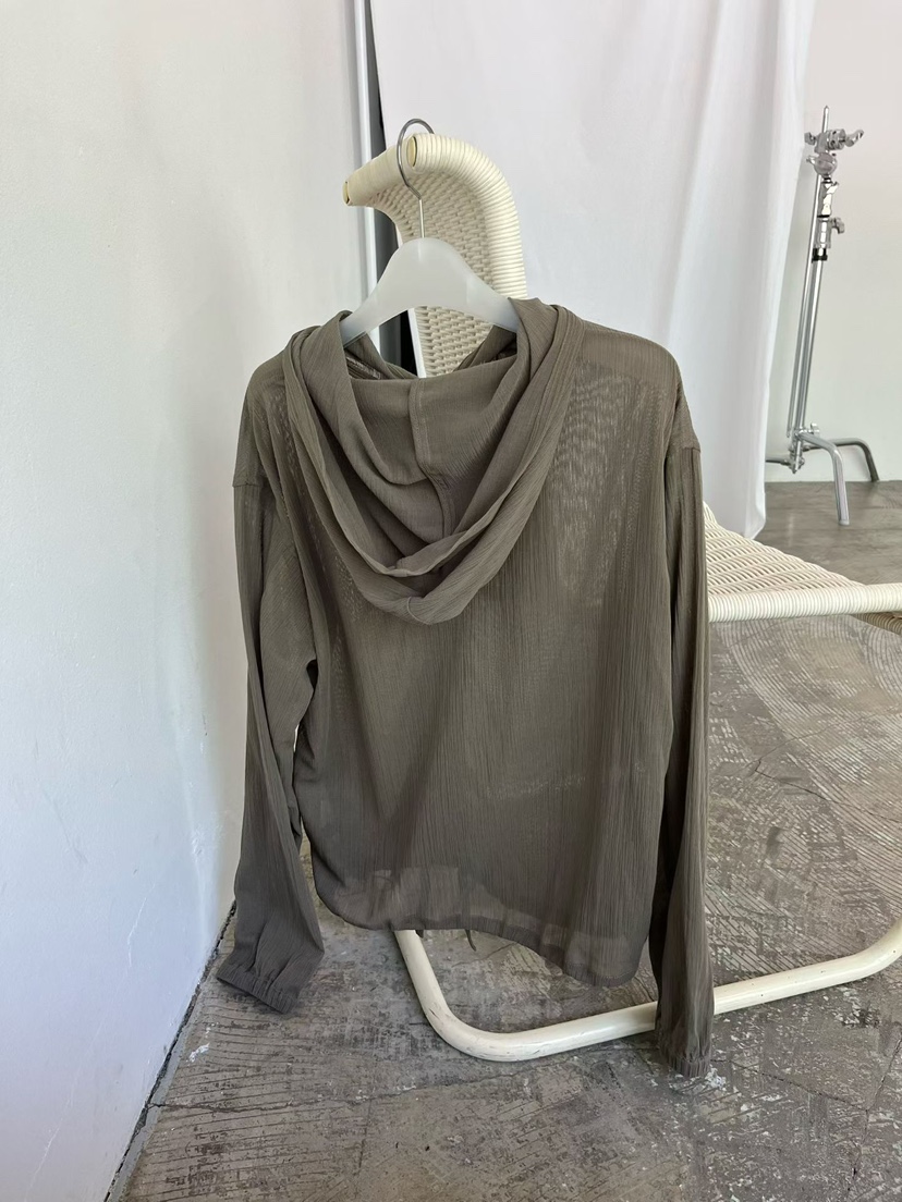 TUG韓國直郵女士新款人氣時尚休閑熱賣長袖T恤連帽衫褶皺TUG長袖T恤