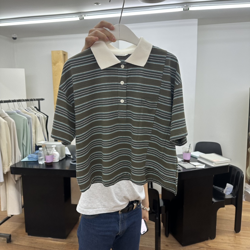 MYNAMEIS/AIME HOPE MAKE東大門實拍韓國女士新品時尚T恤MYNAMEIS/AIME HOPE MAKET恤圖色2