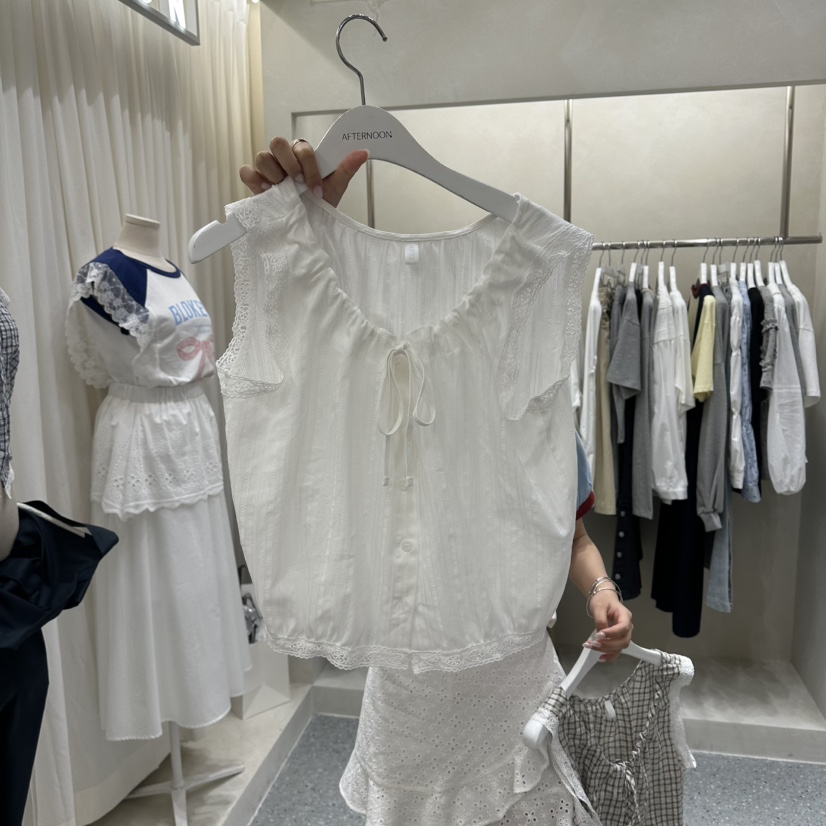 AFTERNOON韓國東大門直郵女士新品人氣休閑26夏季吊帶背心AFTERNOON吊帶/背心圖色1