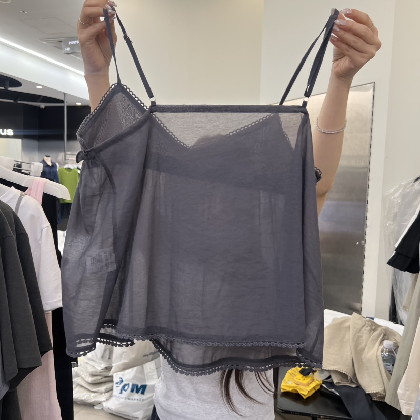 PORTS MOSS東大門實拍韓國女士新品熱賣吊帶背心絲綢無袖PORTS_MOSS吊帶/背心