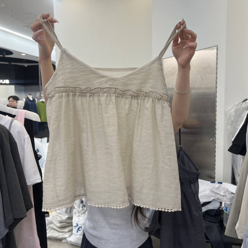 PORTS MOSS東大門實拍韓國女士新品熱賣吊帶背心絲綢無袖PORTS_MOSS吊帶/背心圖色1